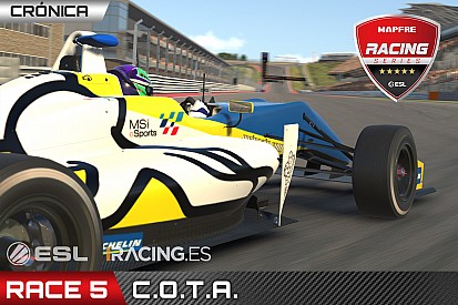 Sánchez, campeón de la fase regular de la ESL Racing MAPFRE