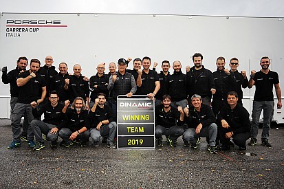 Carrera Cup Italia, anche Dinamic Motorsport in festa a Monza