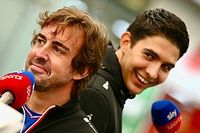 Ocon: intenté defenderme de Pérez para ayudar a Alonso