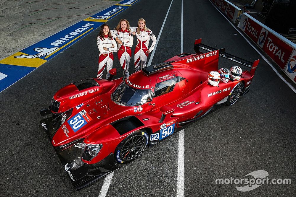 #50 Richard Mille Racing Team Oreca 07 - Gibson: Tatiana Calderon, Sophia Flörsch, Beitske Visser