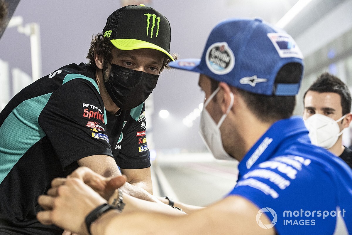 Rossi se va de Qatar vacunado y convencido de sus posibilidades