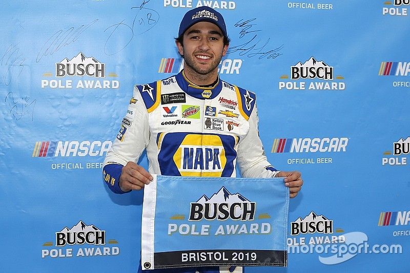 Pole Winner Chase Elliott, Hendrick Motorsports, Chevrolet Camaro Napa Auto Parts