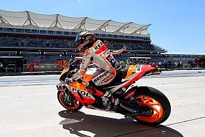 Austin MotoGP: Marquez fastest in warm-up, Dovizioso second