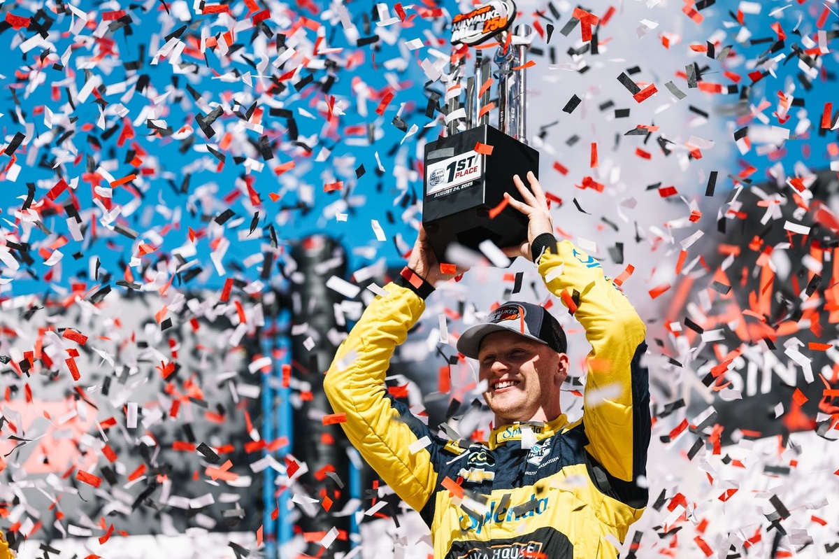 Christian Rasmussen steals maiden IndyCar win after late weather caution