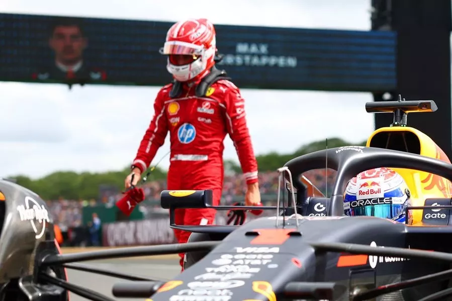 Charles Leclerc, Ferrari, Max Verstappen, Red Bull Racing