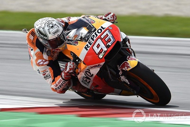Derde training GP Oostenrijk: Marquez voor Zarco en Iannone