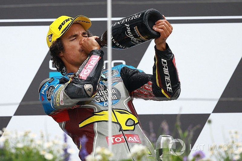 Podium: ganador, Franco Morbidelli, Marc VDS