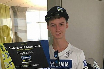 Калінін завершив навчання на Yamaha VR46 Master Camp