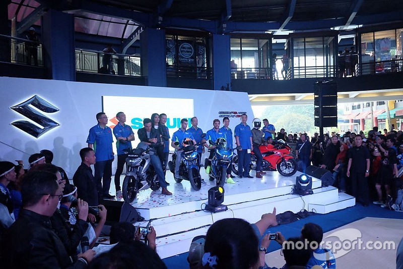 Iannone-Rins meriahkan launching Suzuki GSX-R150 dan GSX-S150