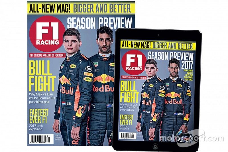 Portada abril 2017 de F1 Racing