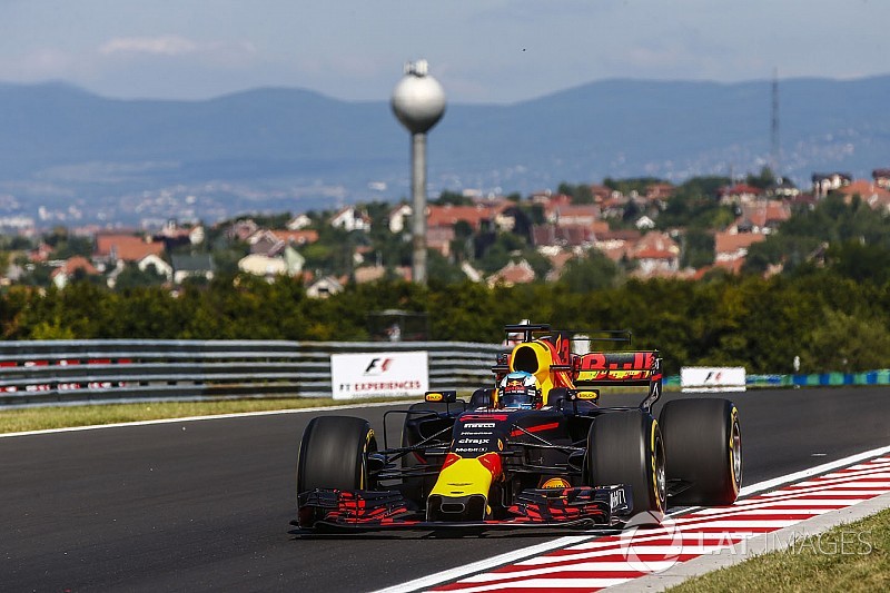 【F1】ハンガリーFP1:リカルドがトップ発進。ビッグ3は三つ巴で開幕