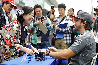 Alonso, listo para "disfrutar cada minuto de un fin de semana especial" en Japón