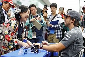 Alonso, listo para "disfrutar cada minuto de un fin de semana especial" en Japón