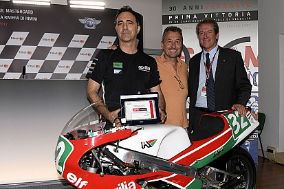 La FMI celebra i 30 anni della prima vittoria dell'Aprilia nel Mondiale