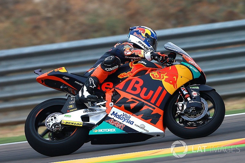 Miguel Oliveira ferma la striscia di pole di Pasini ad Aragon