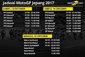 Jadwal lengkap MotoGP Jepang 2017