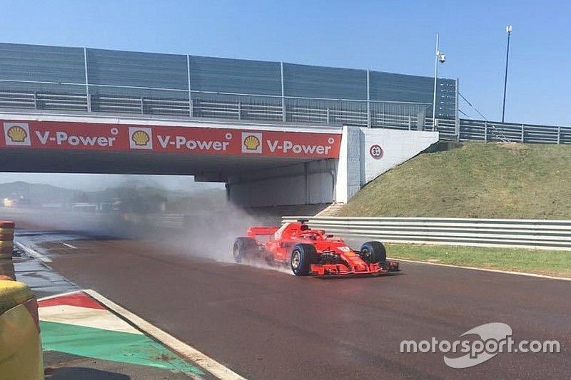 F1 test Pirelli: per Kvyat 118 giri a Fiorano sul bagnato con la Ferrari