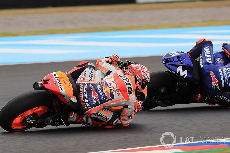 Márquez vuelve a ser el más rápido en Argentina durante el warm up