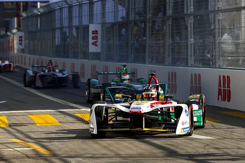 Daniel Abt, Audi Sport ABT Schaeffler, Nelson Piquet Jr., Jaguar Racing