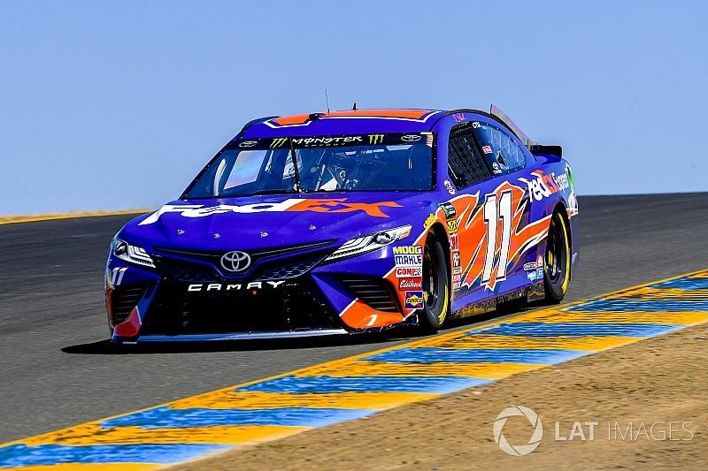 Denny Hamlin inherits Stage 2 win as the leaders pit early