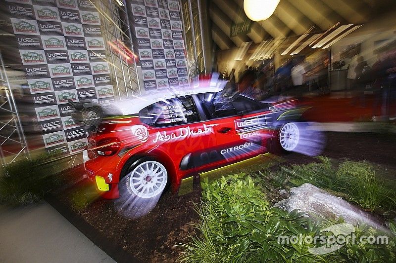 Une Citroën sur le stand du Rallye de Grande-Bretagne