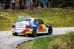 Loeb's first test in the rebuilt Peugeot 306 Maxi