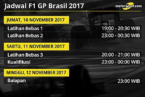 Jadwal lengkap F1 GP Brasil 2017