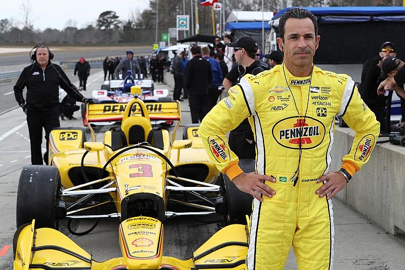 Newgarden tops first Barber test session, Castroneves stars on return