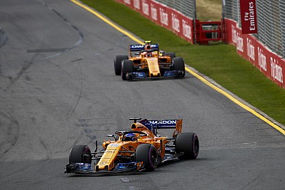 El rendimiento de McLaren en Melbourne, un "gran contraste" con 2017