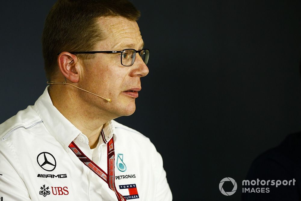 Andy Cowell, Managing Director, HPP, Mercedes AMG, in the Press Conference