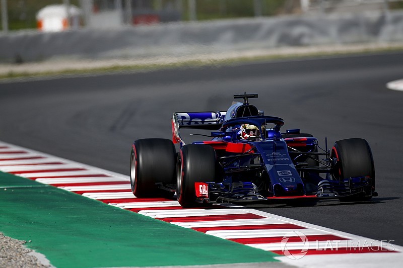 GALERI: Aksi Sean Gelael di tes F1 Barcelona