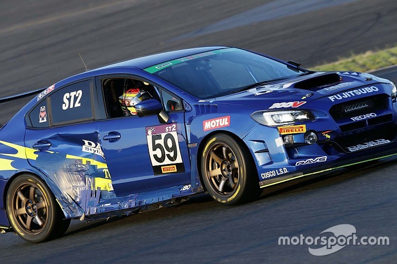 ボロボロになっても走り続けた59号車WRX STI、井口卓人「ベストメカニック賞をあげたい」