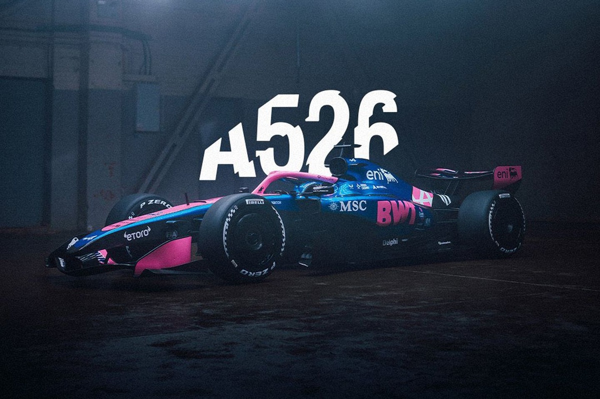 Alpine reveals livery for 2026 F1 car