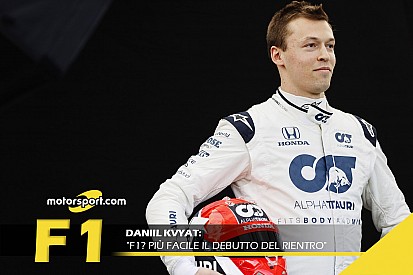 Video, Kvyat: "F1? Più facile esordire che rientrare"