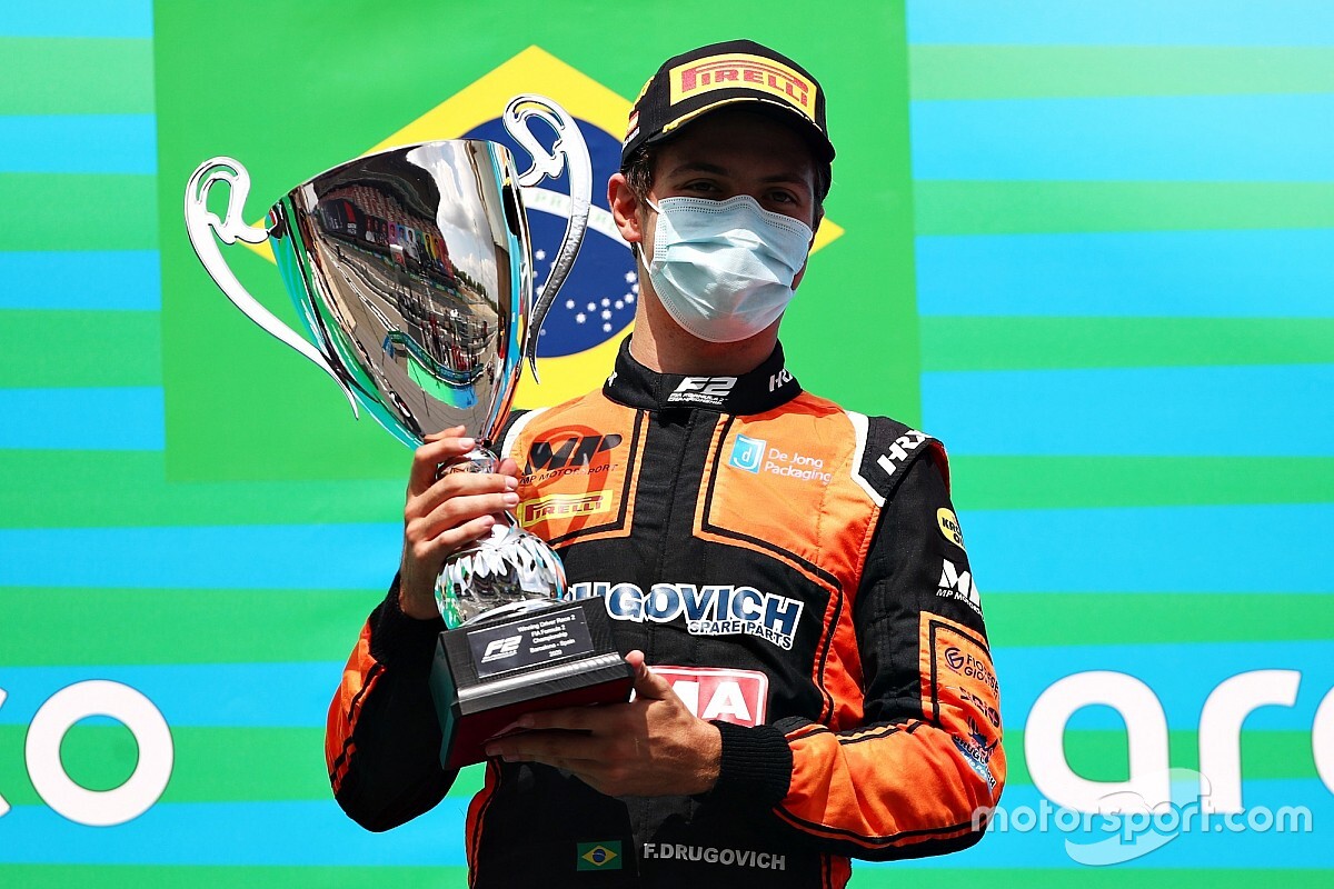 Russell elogia trabalho "consistente" de Drugovich na F2 e domínio no domingo: "Muito impressionante"