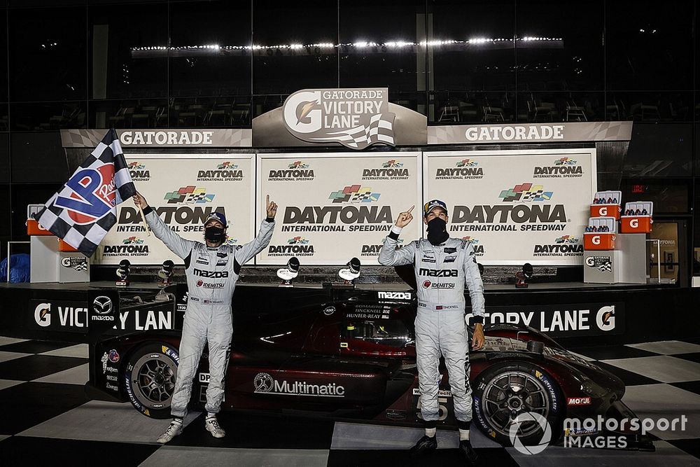 Overall Winners #55: Mazda Team Joest Mazda DPi, DPi: Jonathan Bomarito, Harry Tincknell