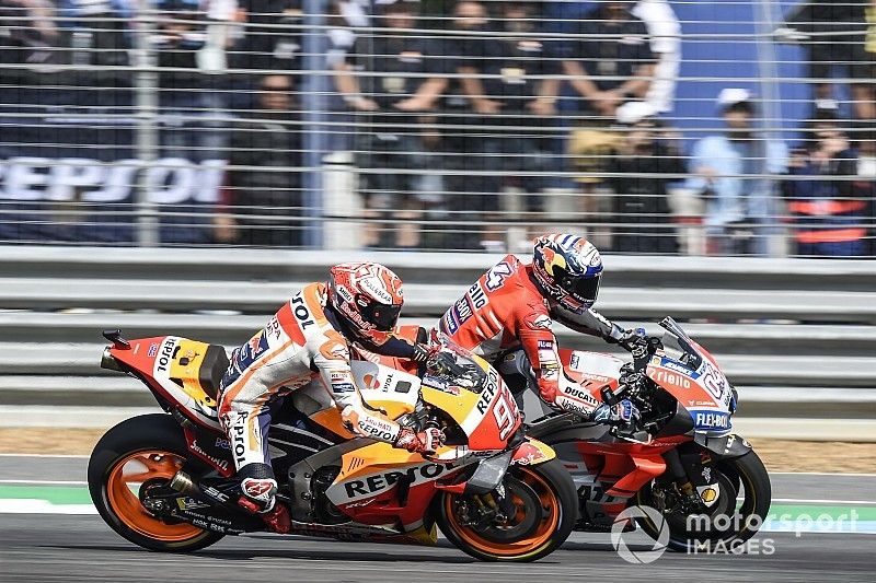 Andrea Dovizioso, Ducati Team, Marc Marquez, Repsol Honda Team