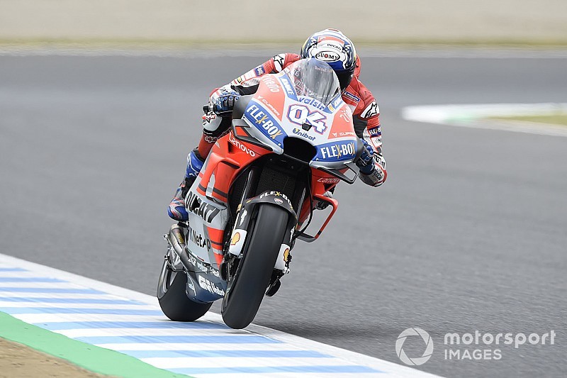 Dovizioso prolonga su dominio en el tercer ensayo libre en Japón