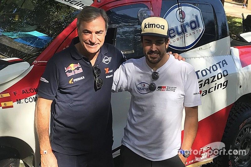 Fernando Alonso, Toyota Gazoo Racing con Carlos Sainz, MINI X-Raid