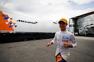 Norris necesitó recuperarse tras un día agotador en MotoGP