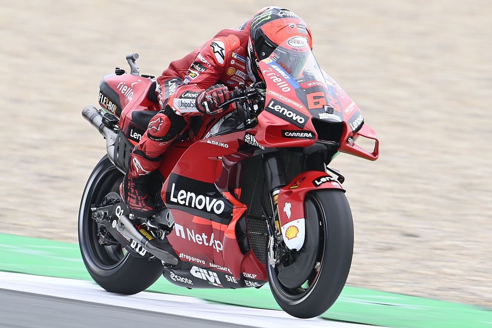 Bagnaia déterminé à travailler sur lui-même pour ne plus chuter