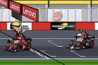 V&iacute;deo: el genial GP de Gran Breta&ntilde;a con los tambi&eacute;n geniales Minis