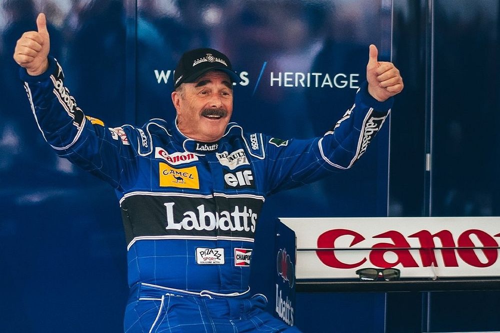 Vídeo: Mansell se encuentra con su F1 campeón de Williams de 1992
