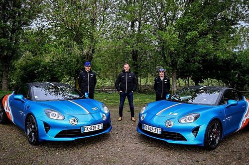 Alpine A110s debut as daily commuters for its F1 drivers