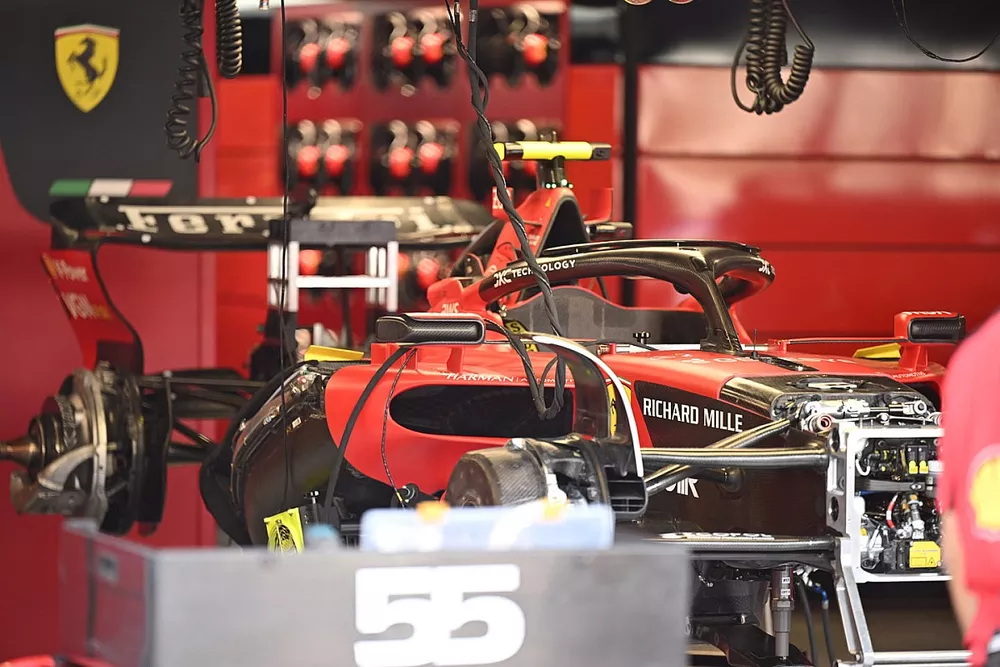 Ferrari SF-23 detalle t&eacute;cnico 