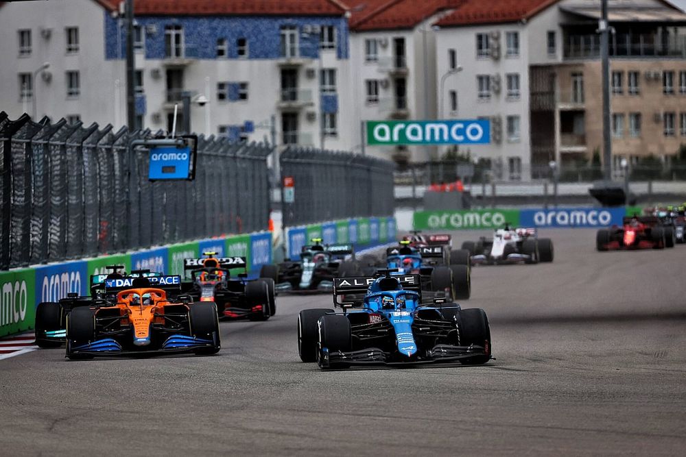 Alonso rozó el podio en Rusia: "La suerte nos esquivó bastante"