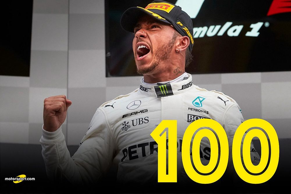 GALERÍA: las 100 victorias de Hamilton en F1