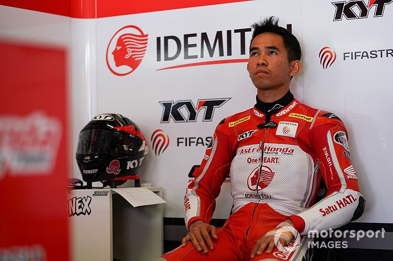 Patah tulang selangka, Gerry absen CEV Moto2 Aragon