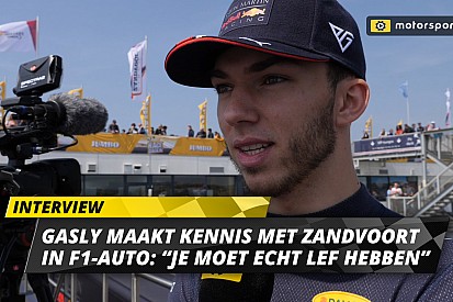 Gasly maakt kennis met Zandvoort: “Echt uitdagend voor F1-coureurs”