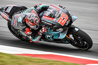 Quartararo : "Surpris de voir ce temps sur mon tableau de bord"